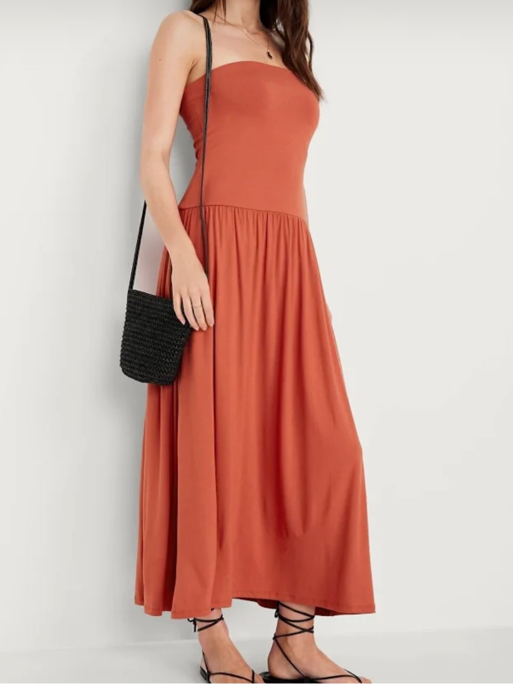 NWT- Old Navy - XXL tall. Fit Flare Strapless Maxi Dress